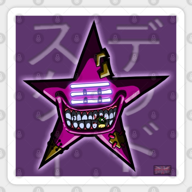 Dead Star Sticker by AJH designs UK